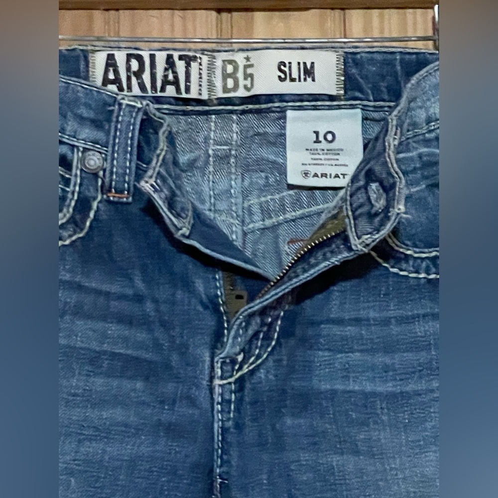 Ariat B5  Boys Slim Jeans Blue Size 10